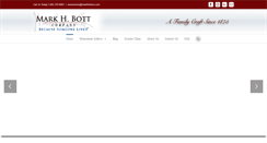 Desktop Screenshot of markhbottco.com